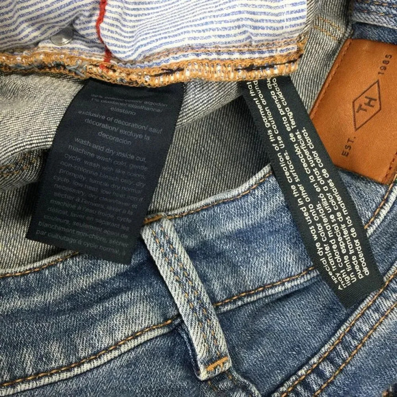 Vintage Tommy Hilfiger Womens Blue Tribeca Straight Jeans Medium Wash Size 4 - Picture 7 of 13